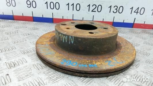 Диск тормозной задний nissan qashqai J10 +2 (NML12