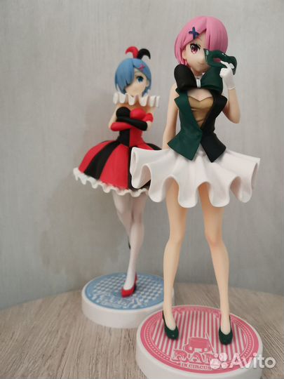 Аниме фигурки Re: Zero Rem & Ram in Circus Ver