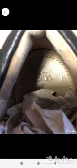 Слипоны zara для девочки 34