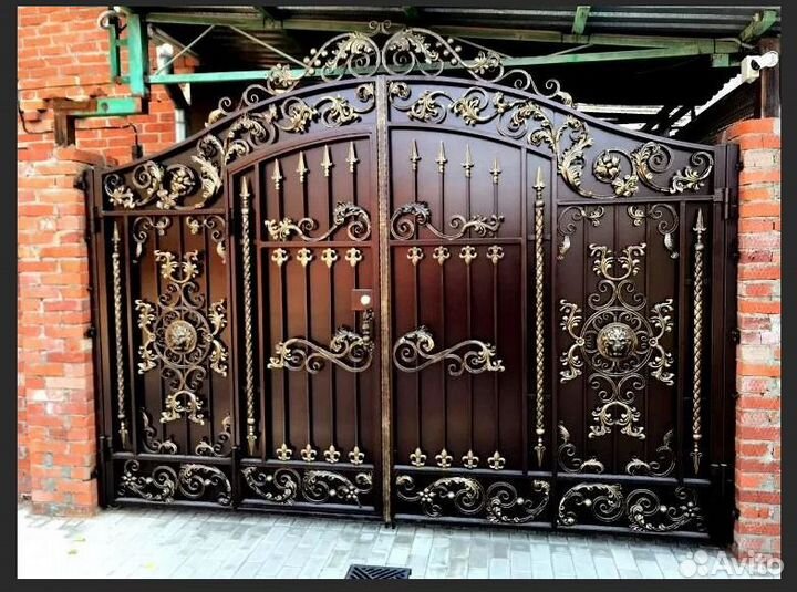 Кованные ворота