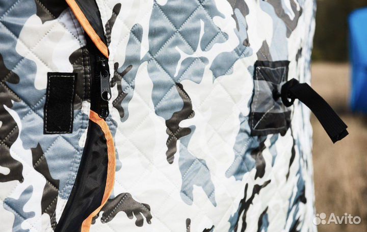 Зимняя палатка куб - пиксель