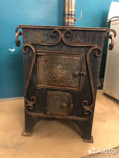 Чугунная печь для казана