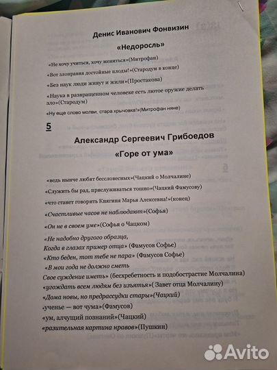 Тетрадь А4 с конспектами для егэ литература