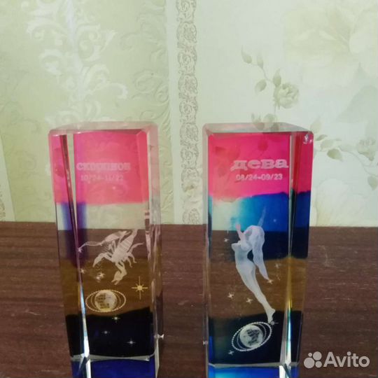 Стеклянные фигуры знаки зодиака