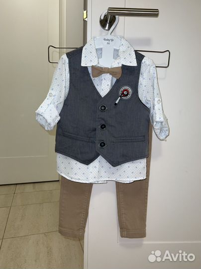 Костюм детский (рубашка, жилетка, брюки)