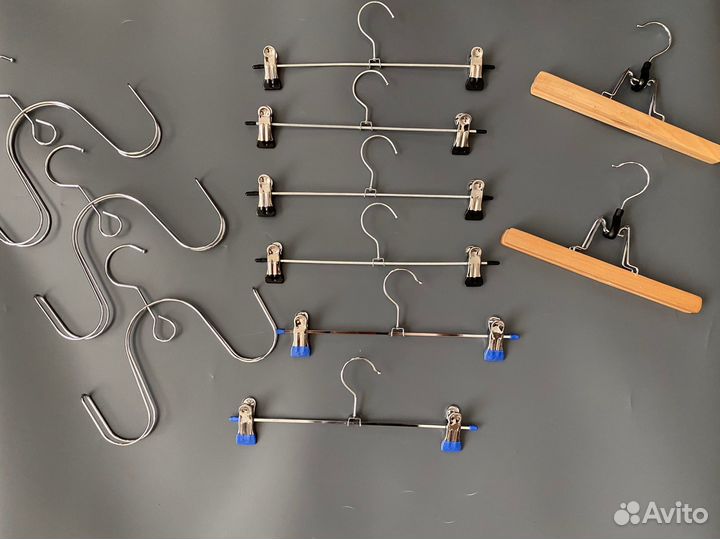 Вешалки плечики для одежды с зажимами