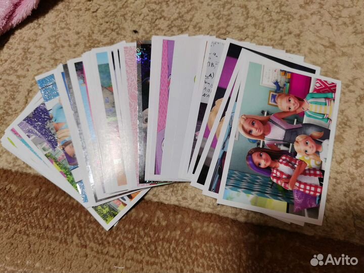 Наклейки panini Барби