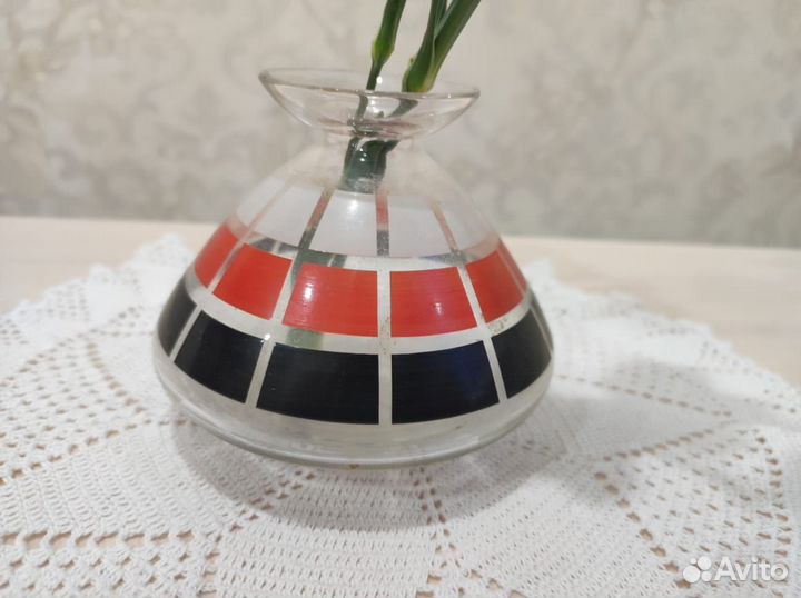 Ваза Матрёшка завода красный май