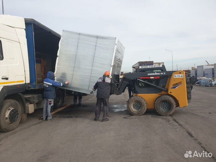 Бобкет, траншеекопатель, вилы полетные, бур