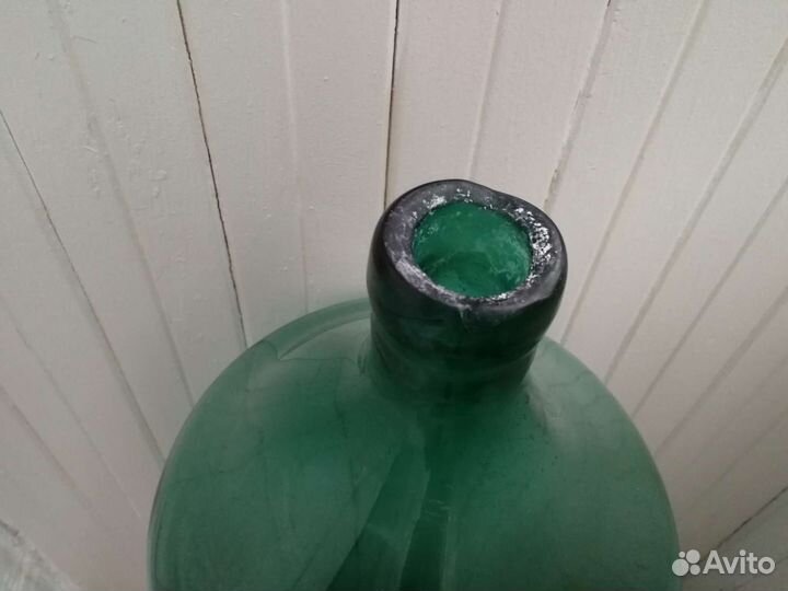 Бутыль стеклянная 85см, старинная