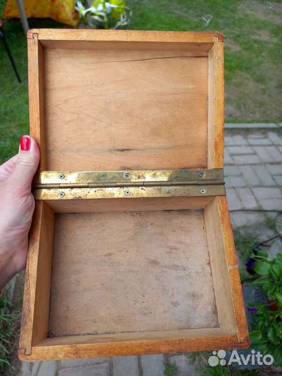 Шкатулка деревянная старинная СССР