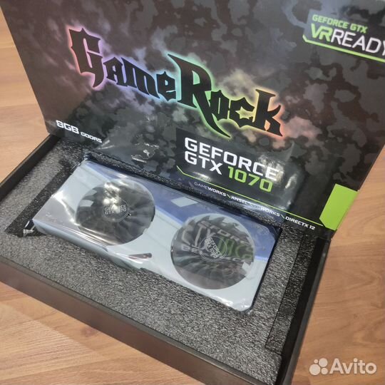 Видеокарта GeForce GTX 1070 Gamerock 8G