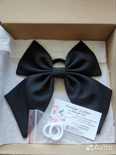 Бант для волос на заколке-автомат