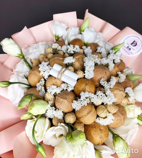 Ореховый букет, букет из орехов