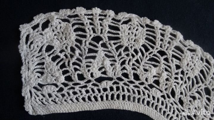 Воротничок вязаный крючком