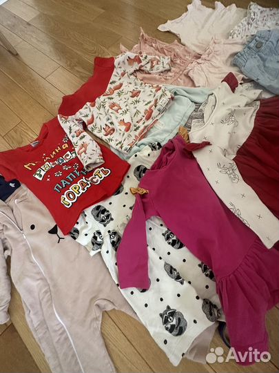 Пакет вещей на девочку (80-86 размер)