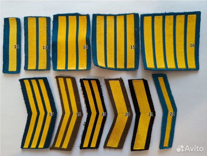 Нарукавные знаки,погоны,петлицы СССР