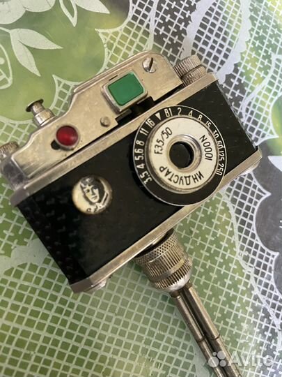 Зажигалка СССР Фотоаппарат Есенин Молния