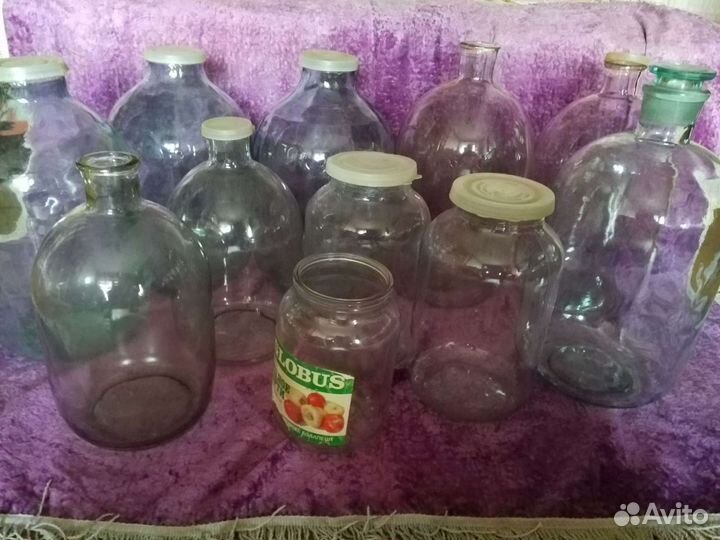 Большие Банки стеклянные