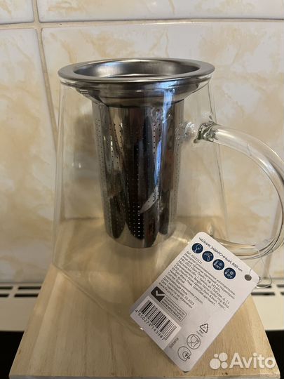 Чайник заварочный (880мл) /кувшин-стекло