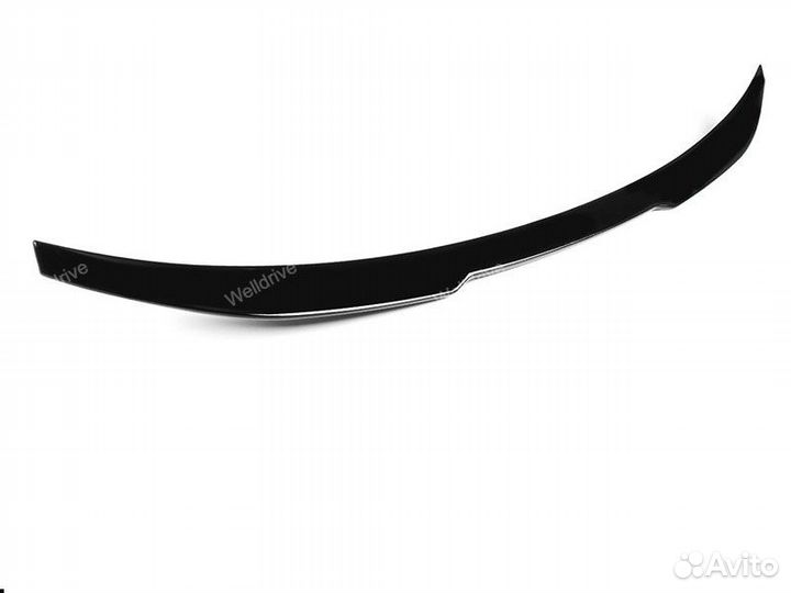 Спойлер BMW 4 G22 M4 New style черный глянец