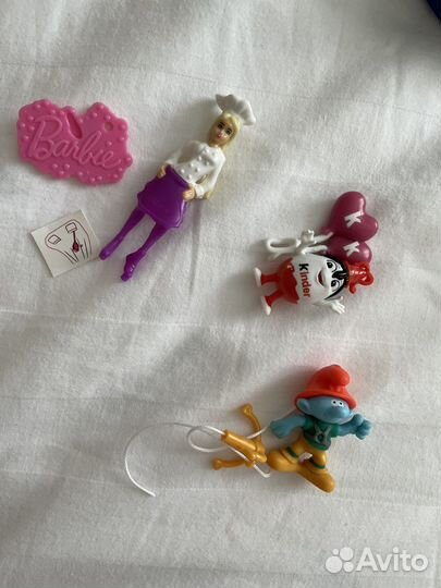 Игрушки из киндера /макдональса