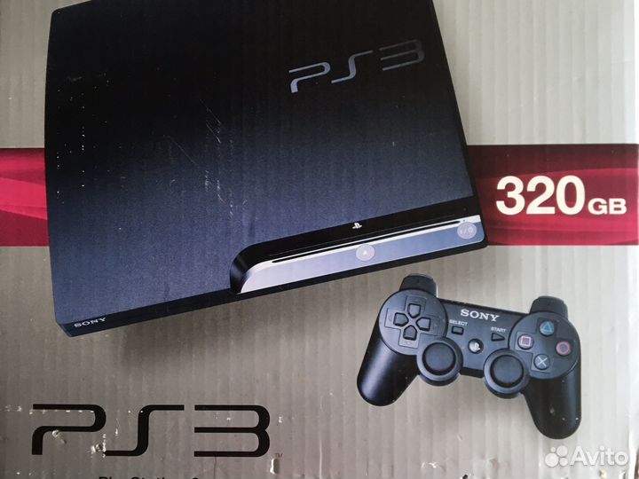 Sony PS3 320 gb + 27 дисков