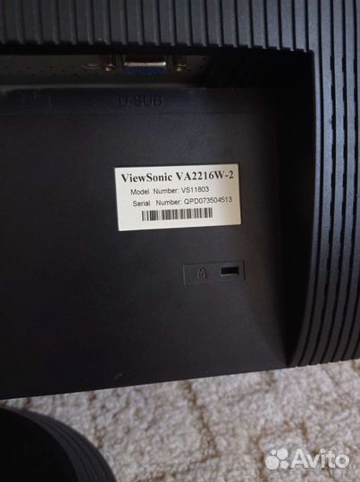 Монитор Viewsonic на запчасти