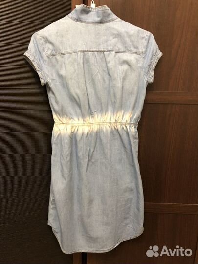 Рубашка- туника джинсовая