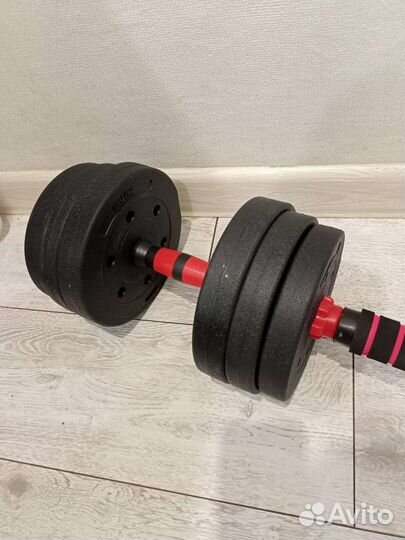 Гантели+штанга 20кг новая