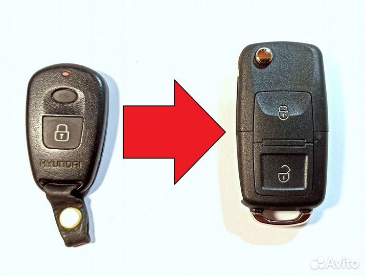 Ключ зажигания Hyundai Elantra Santa Fe / OKA-600T