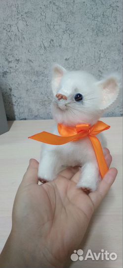 Котёнок игрушка крючком