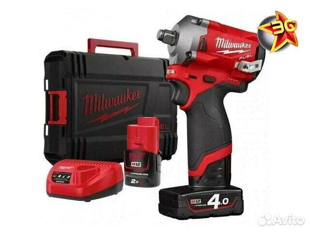 Аккумуляторный гайковерт Milwaukee M12 Fiwf12-422X 4933464616