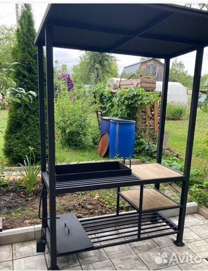 Мангальная зона лофт