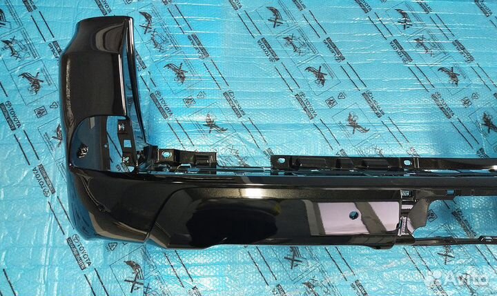 Задний бампер Лексус лх 450d Оригинал черный 15-21