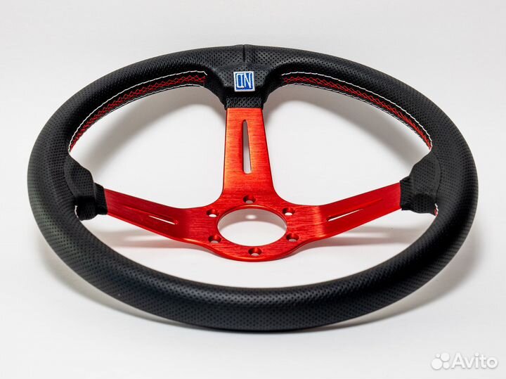 Руль реплика Nardi перфорированная кожа