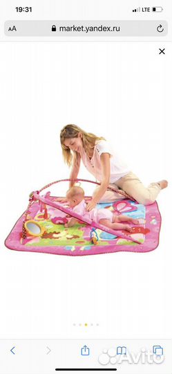 Развивающий коврик Tiny Love состояние отличное