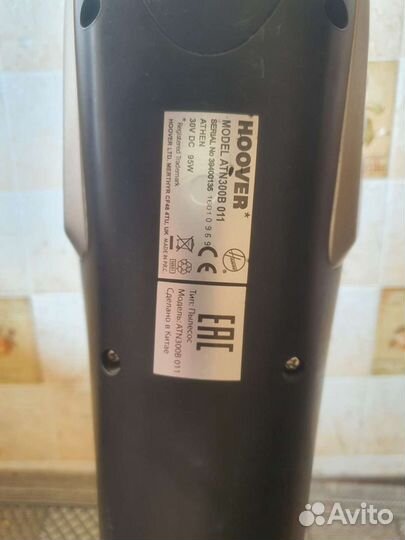 Беспроводной вертикальный пылесос Hoover Athen 30v