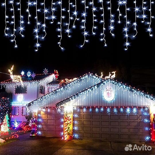 Гирлянда бахрома уличная В наличии