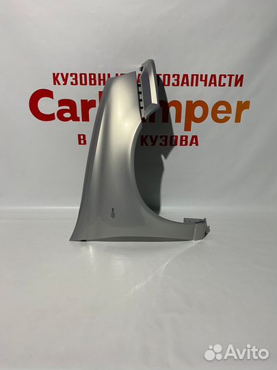 Пластиковые крылья Лада калина цвет серебристый