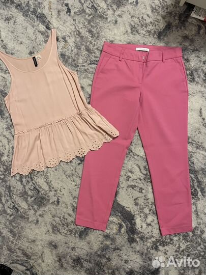 Блузка H&M и брюки Reserved