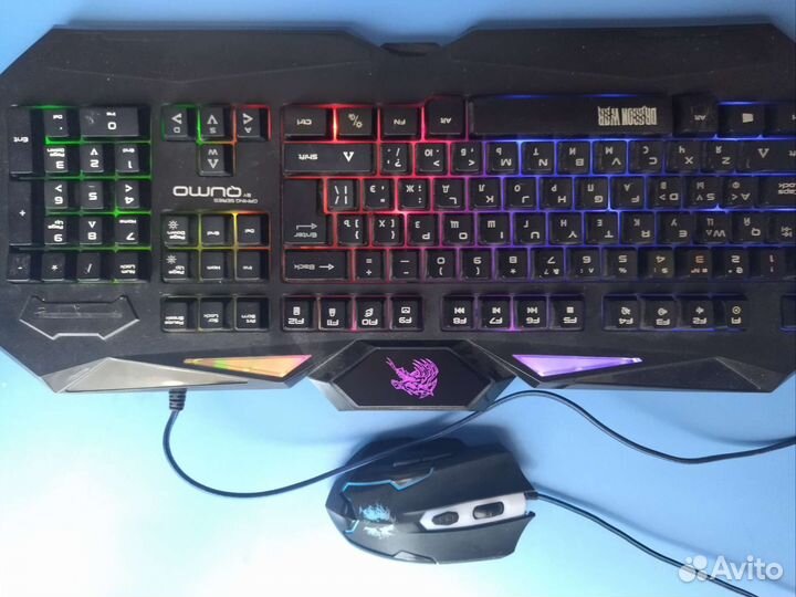 Мембранная клавиатура+мышка