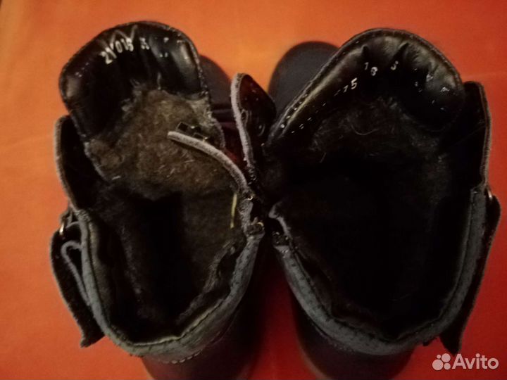 Ботинки зимние детские размер 35
