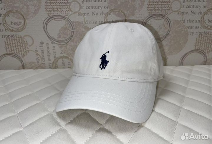 Бейсболка кепка Polo Ralph Lauren белая