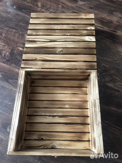 Ящик дерево подарочный