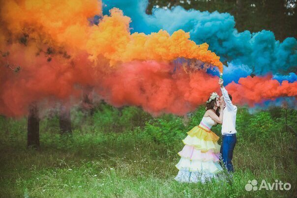 Цветной дым