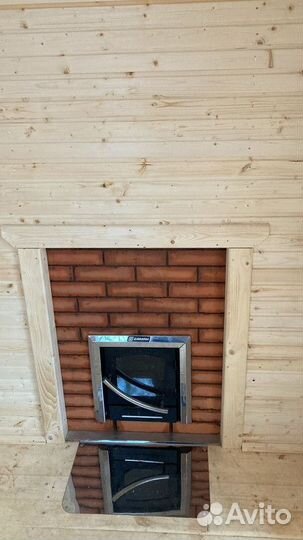 Баня каркасная 5х3 с печкой