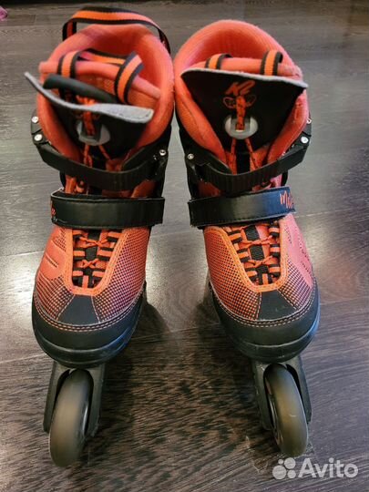 Роликовые коньки к2 детские 32-37