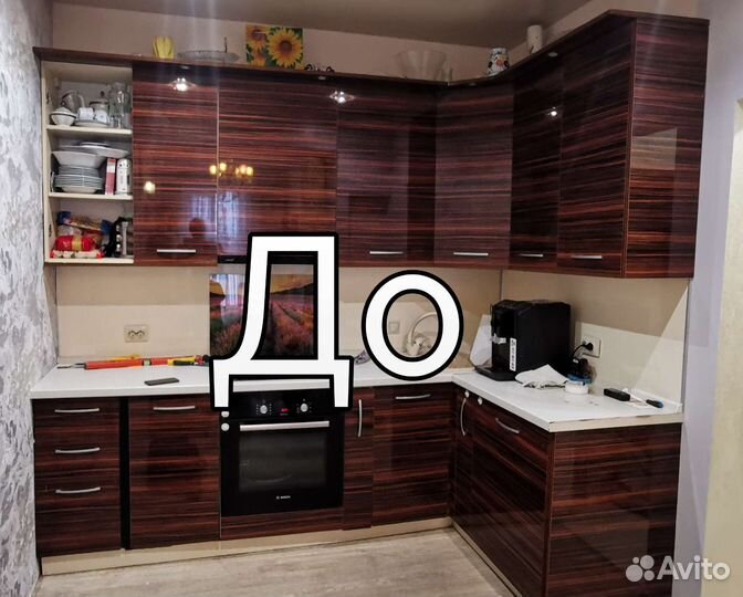 Замена кухонных фасадов и столешниц