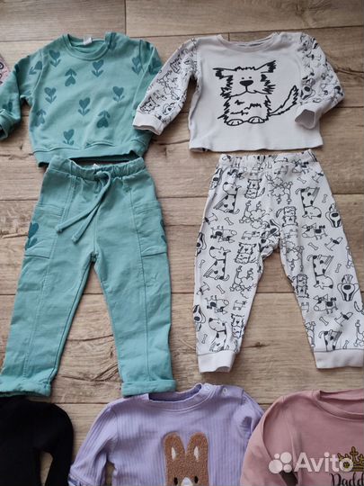 Детские вещи пакетом на девочку 80